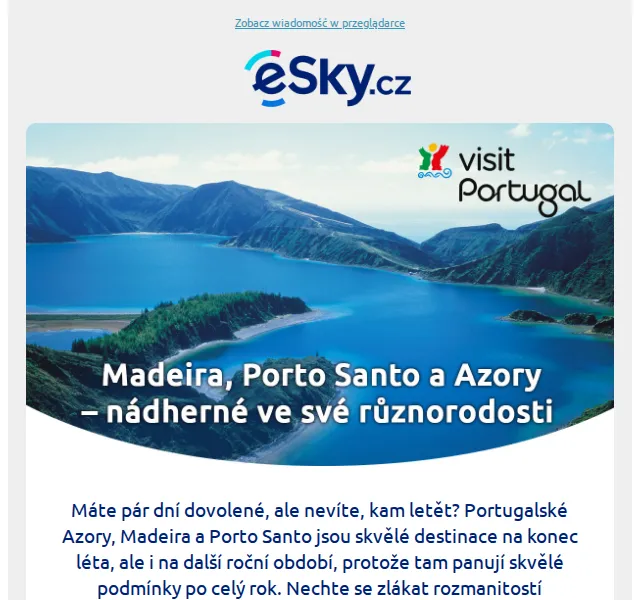 eSky: Last minute na Madeiru, Porto Santo a Azory už od 1134 Kč – červen 2026 | Nuslet.cz