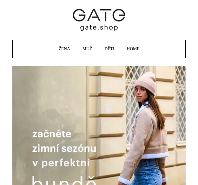gate.shop: Zimní bundy a kabáty se slevou – červen 2026 | Nuslet.cz