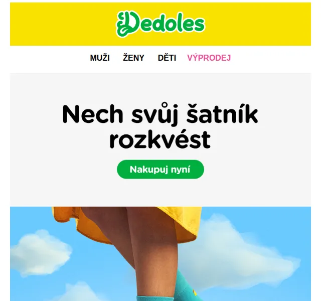 Dedoles.cz: Jarní kolekce veselých pantoflí a ponožek – červen 2026 | Nuslet.cz