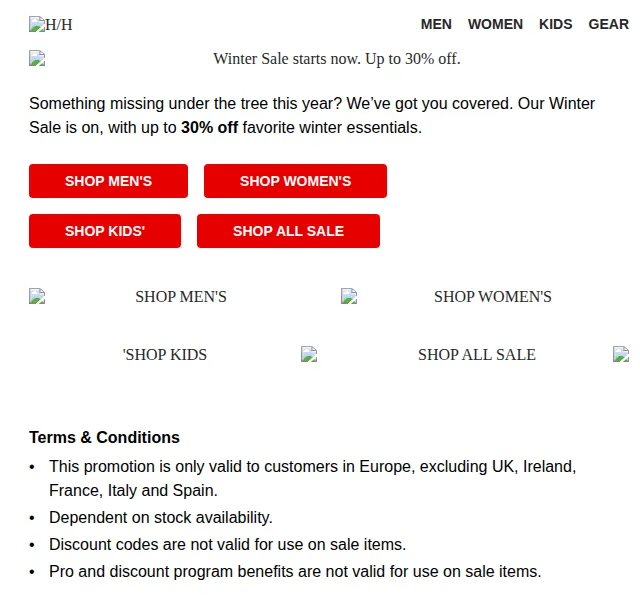 Helly Hansen: Zimní výprodej – až 30% sleva – červen 2026 | Nuslet.cz
