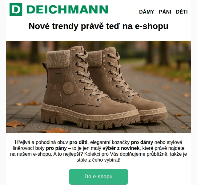 DEICHMANN: Nová kolekce podzim/zima – červen 2026 | Nuslet.cz