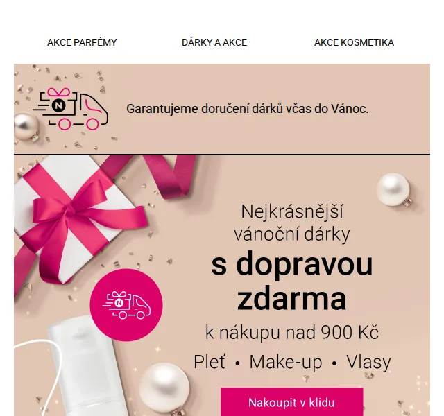 Notino: Doprava zdarma nad 900 Kč – červenec 2026 | Nuslet.cz