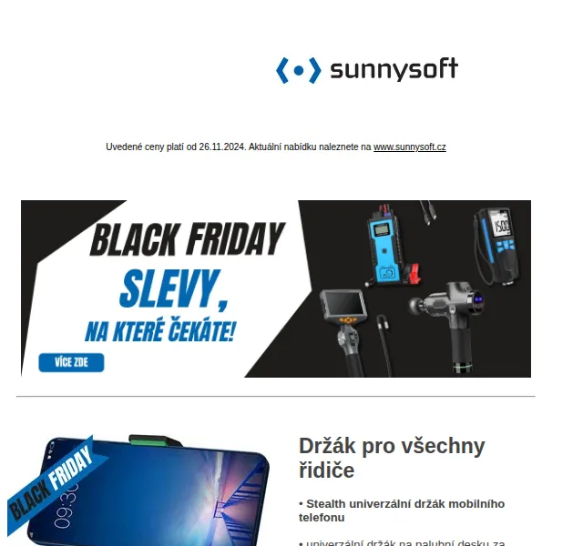 Sunnysoft.cz: Slevy na elektroniku a příslušenství – červen 2026 | Nuslet.cz