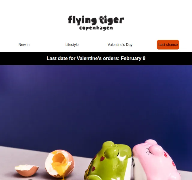 Flying Tiger Copenhagen: Valentýnské dárky od 3 € – červen 2026 | Nuslet.cz