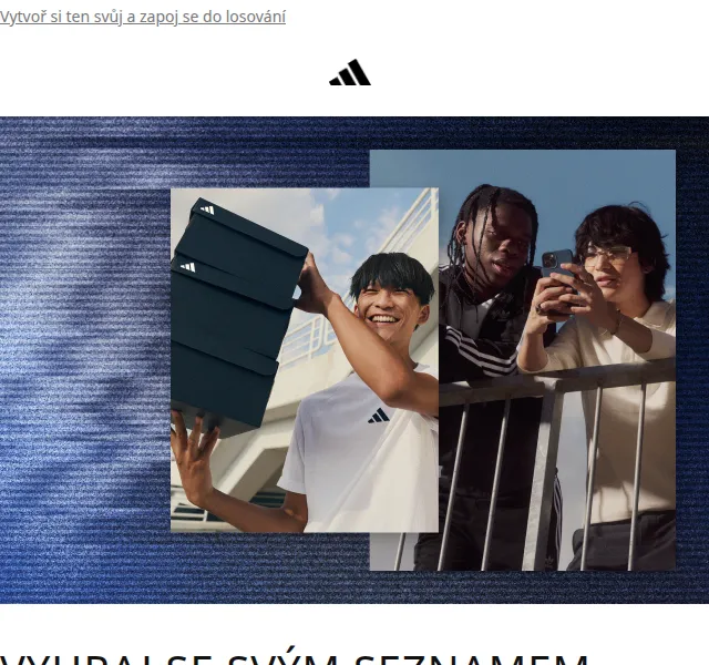 adidas: Vyhraj poukaz 6299 Kč s Black Friday – červen 2026 | Nuslet.cz