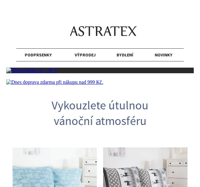Astratex.cz: Black Friday slevy až 70 % – červen 2026 | Nuslet.cz