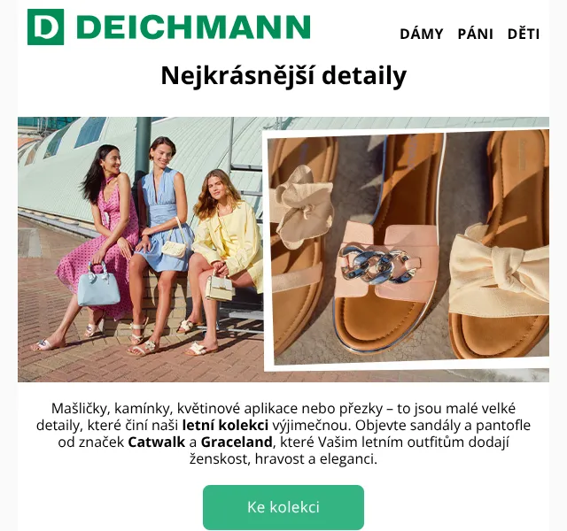 Deichmann: Letní kolekce sandálů a pantofí – květen 2026