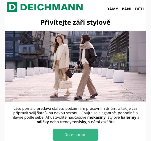 DEICHMANN: Obuv Graceland, Catwalk, ESPRIT – srpen 2026