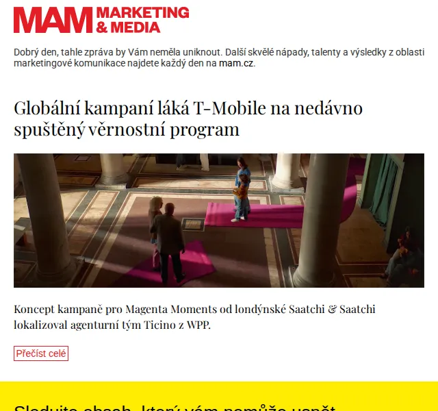 Marketing & Media: T-Mobile Magenta Moments věrnostní program – červen 2026 | Nuslet.cz