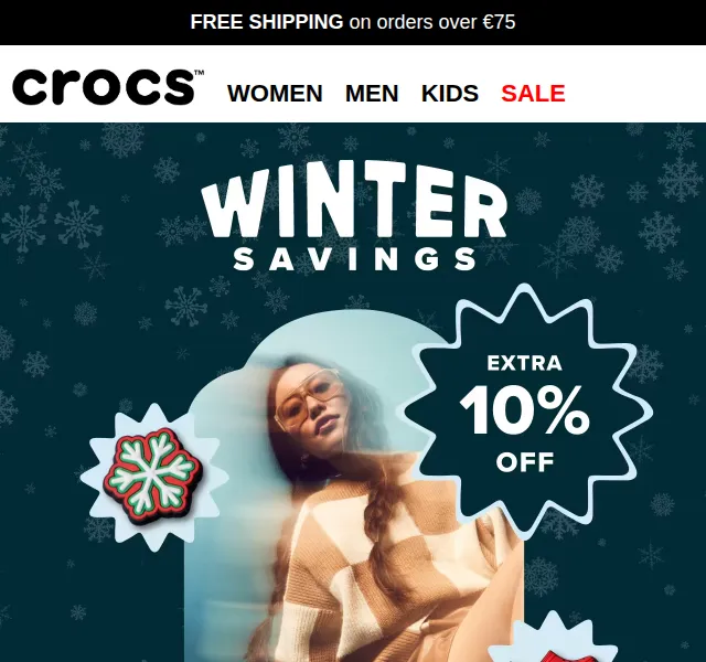 Crocs: Extra sleva 10 % na zimní výprodej – červen 2026 | Nuslet.cz