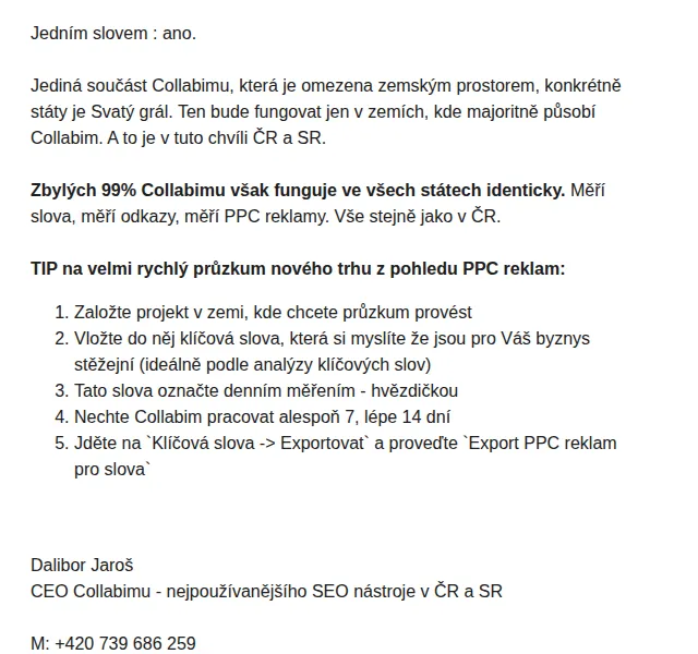 Collabim: funkčnost v zahraničí – červen 2026 | Nuslet.cz