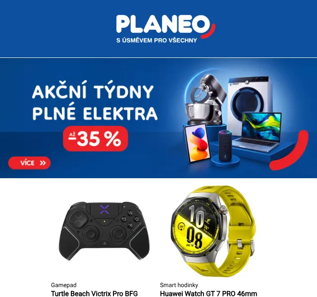 Planeo: Elektra až o 35 % – září 2026