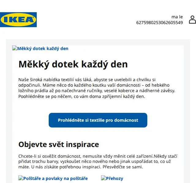 IKEA: Měkké textilie pro pohodlí – červenec 2026 | Nuslet.cz