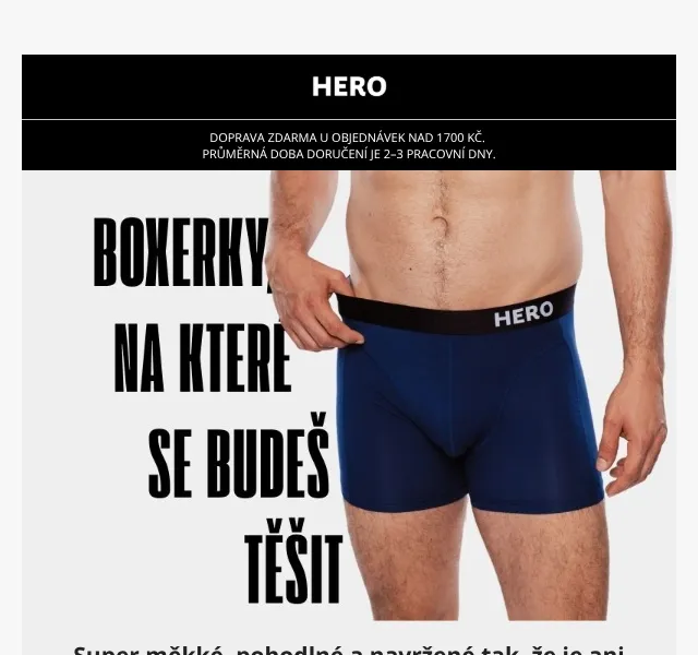 HERO: Boxerky se slevou 10 % – duben 2026 | Nuslet.cz