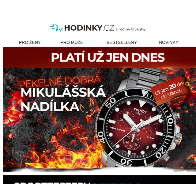 Hodinky.cz: Mikulášská nadílka – prosinec 2022 | Nuslet.cz
