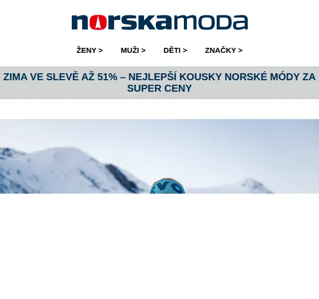 Norskamoda.cz: Zima ve slevě až 51 % – červenec 2026 | Nuslet.cz