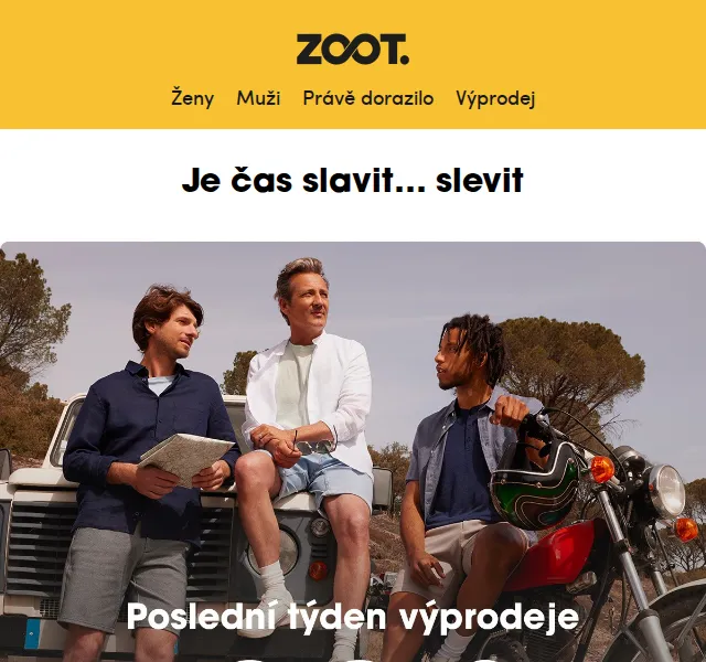 ZOOT: Až 80% slevy + extra –33 % – červen 2026 | Nuslet.cz