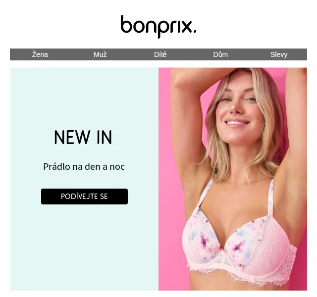 Bonprix: Dessous Darlings – červen 2026 | Nuslet.cz