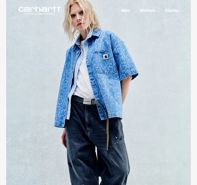 Carhartt WIP: Snake Camo denim – srpen 2026 | Nuslet.cz