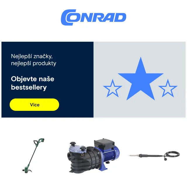 Conrad Electronic: Slevy až 19 % a Geigerův počítač – červenec 2026 | Nuslet.cz