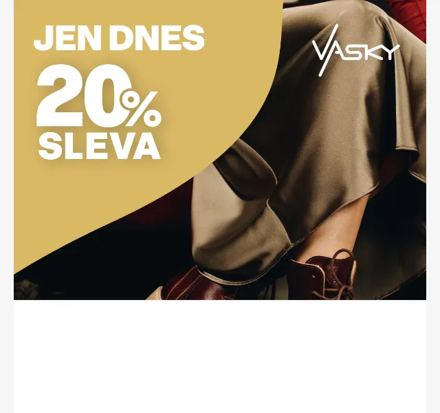 Vasky: sleva 20 % na vše – červenec 2026 | Nuslet.cz
