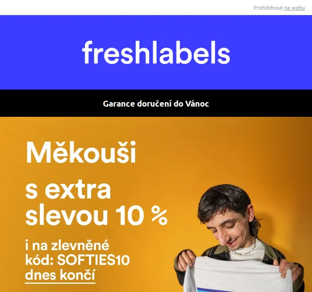 Freshlabels: Softies sleva 10 % na měkouše a nové batohy – červen 2026 | Nuslet.cz