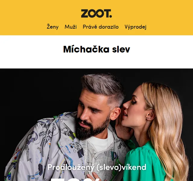 ZOOT: Extra -20 % na vše + Conversky – červen 2026 | Nuslet.cz