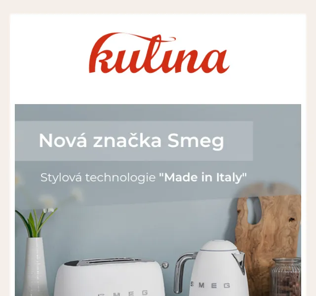 KULINA.cz: SMEG se slevou 10 % – červen 2026 | Nuslet.cz