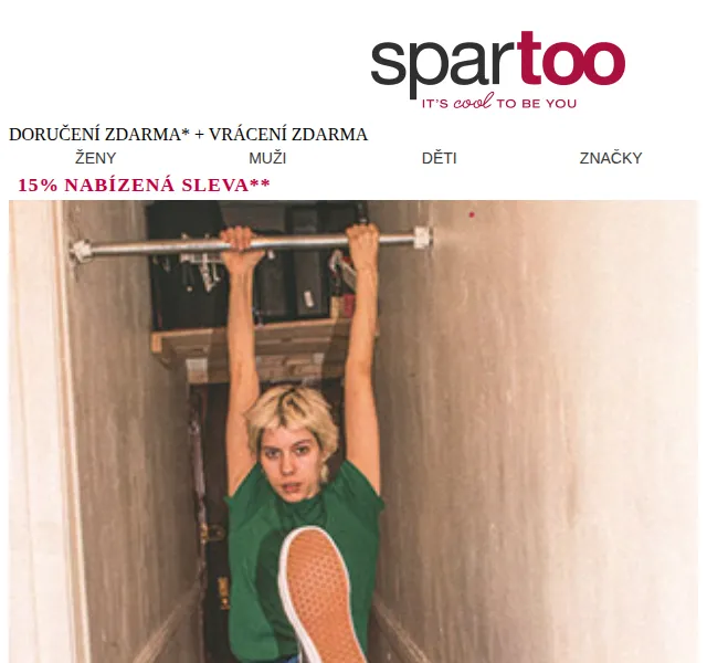 Spartoo: Sleva 15 % na Vans – červenec 2026 | Nuslet.cz
