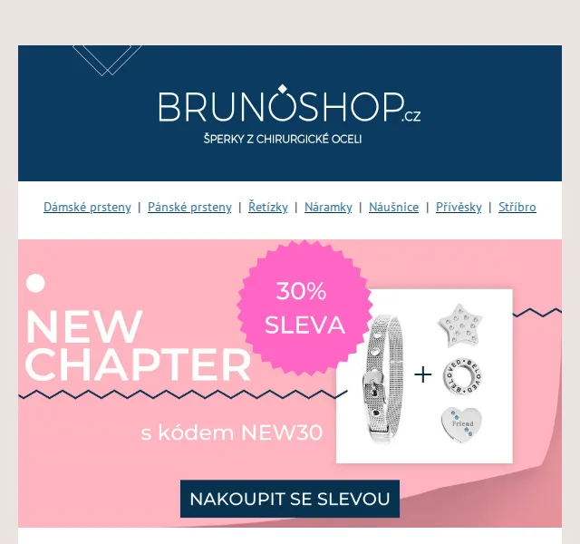 BRUNOshop.cz: 30% sleva na kolekci NEW CHAPTER – červen 2026 | Nuslet.cz