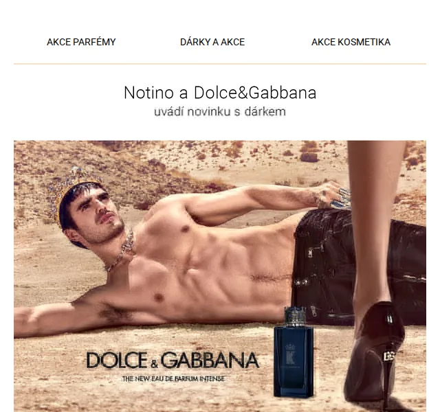 Notino: Parfém K by Dolce&Gabbana Intense – červen 2026 | Nuslet.cz