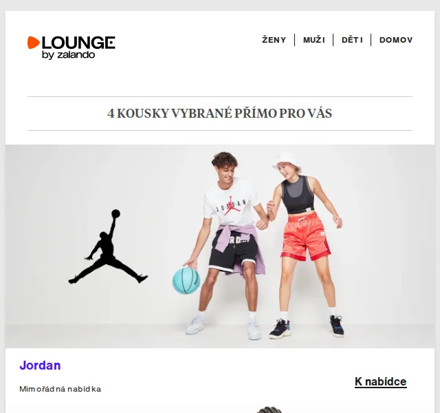 Lounge by Zalando: Jordan, Desigual & Mustang – sleva až 80 % – červen 2026 | Nuslet.cz