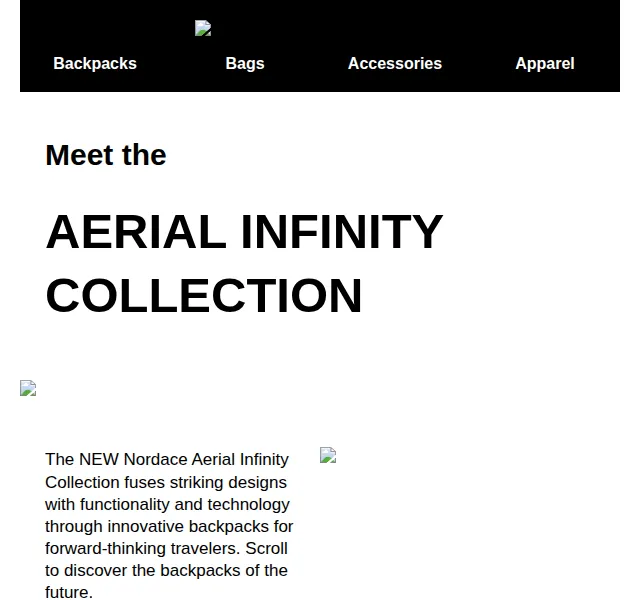 Nordace: Aerial Infinity Collection s 15% slevou – červen 2026 | Nuslet.cz