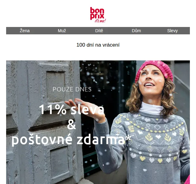 bonprix: Happy Singles Day – 11% sleva + poštovné zdarma – červen 2026 | Nuslet.cz