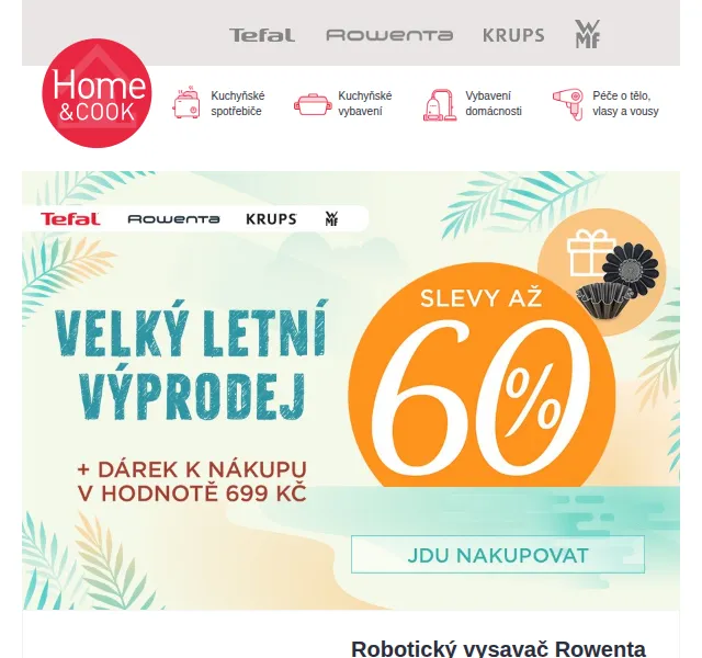 Home & Cook: Letní výprodej až -60 % – červenec 2026 | Nuslet.cz
