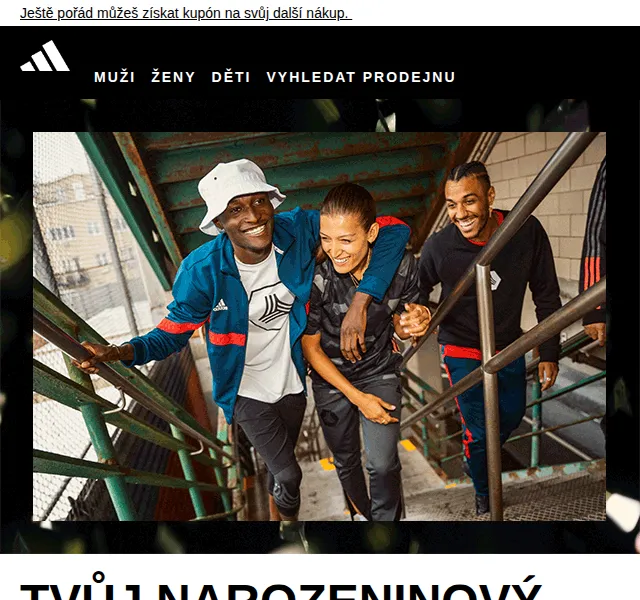 Adidas: Sleva 245 Kč na nákup – červen 2026 | Nuslet.cz