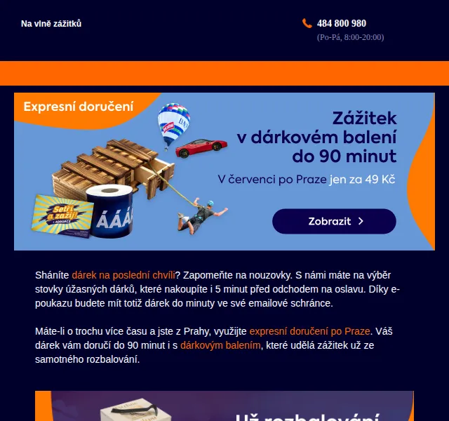 Adrop: Dárky na poslední chvíli s dopravou po Praze za 49 Kč – červenec 2026 | Nuslet.cz