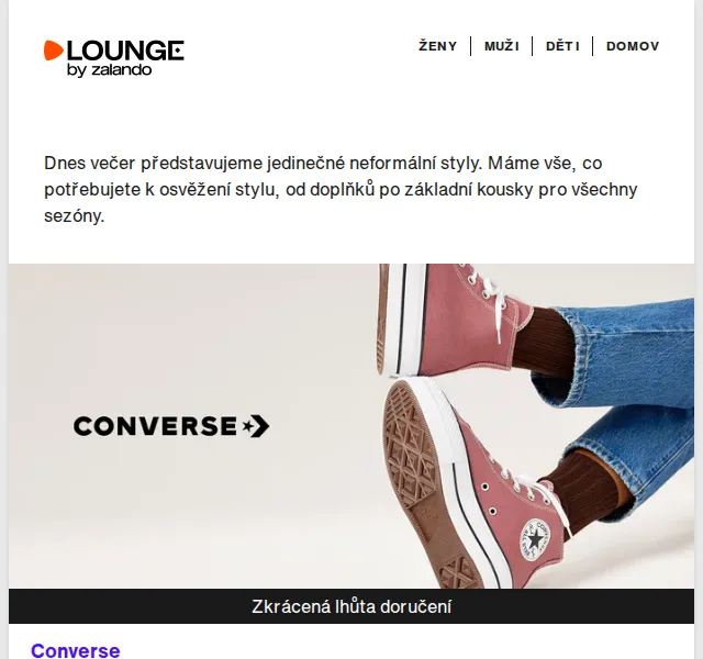 Lounge by Zalando: Slevy až 75 % na New Balance, Converse, New Era – červen 2026 | Nuslet.cz