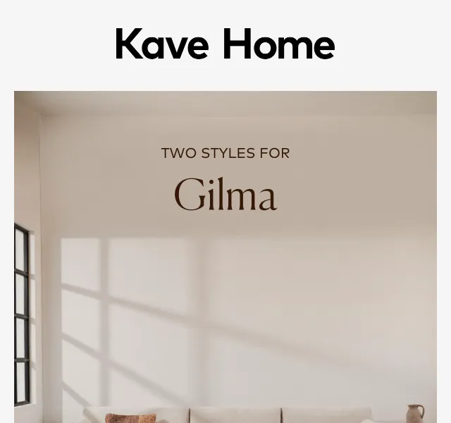 Kave Home Sale: Gilma sofa Natural nebo Modern – červen 2026 | Nuslet.cz