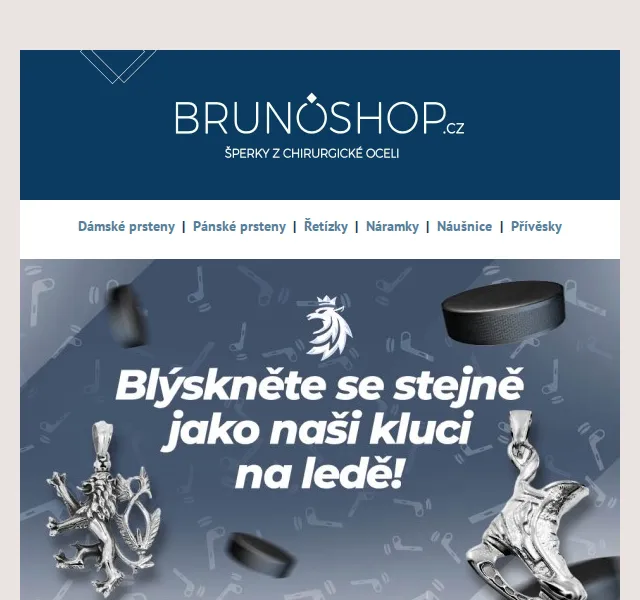 BRUNOshop: Dárkové šperky pro fanoušky – červen 2026 | Nuslet.cz