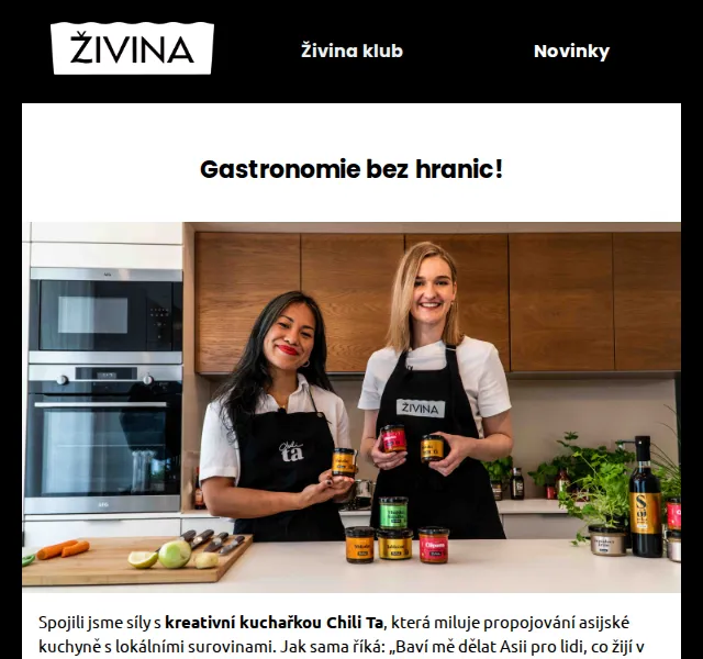 Živina: Gastrofúze Chili Ta – 4 novinky | červen 2026 | Nuslet.cz