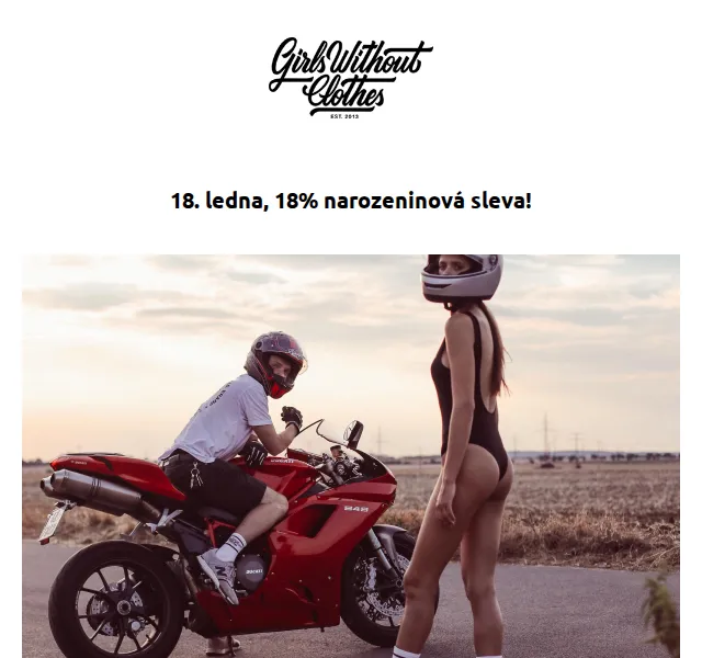 Girls Without Clothes: 18% narozeninová sleva – leden 2026 | Nuslet.cz