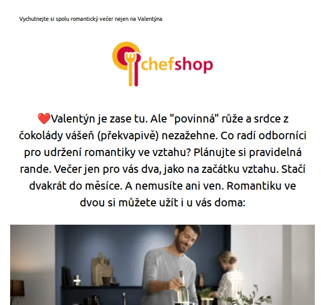 Chefshop.cz: Vše pro romantický večer – červen 2026 | Nuslet.cz