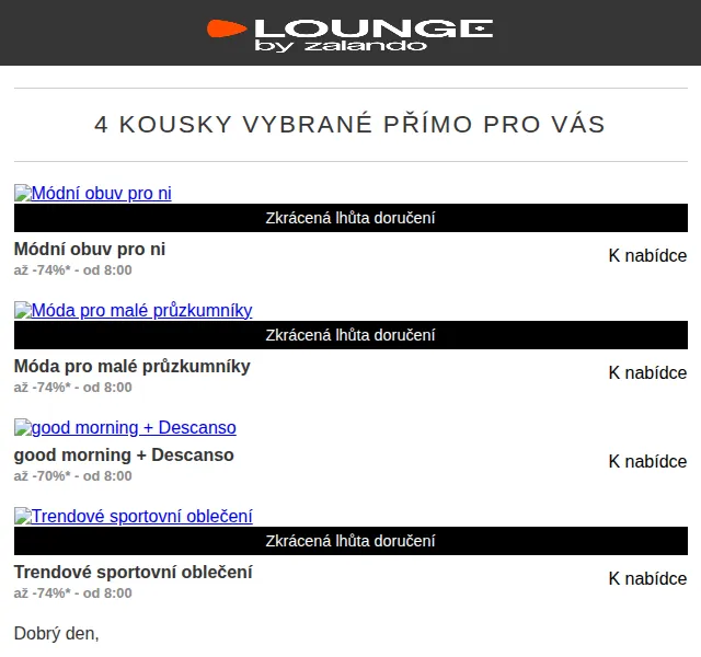 Lounge by Zalando: Nordlux, Marc Jacobs, slevy až 75 % – červen 2026 | Nuslet.cz