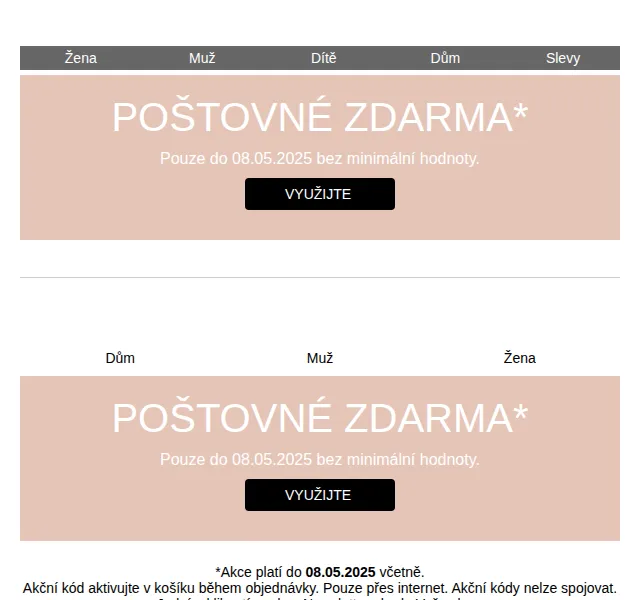 bonprix: Poštovné ZDARMA – červen 2026 | Nuslet.cz