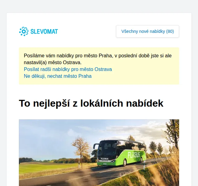 Slevomat: Zážitek ve voze dle výběru – červen 2026 | Nuslet.cz