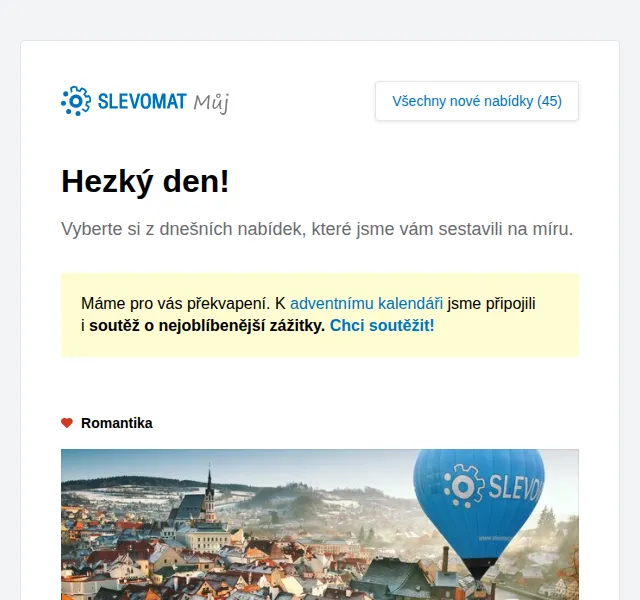 Slevomat: Romantický let balónem od 3 590 Kč – červen 2026 | Nuslet.cz