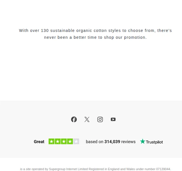 Superdry: 3 trička z organické bavlny za 50 £ – červen 2026 | Nuslet.cz