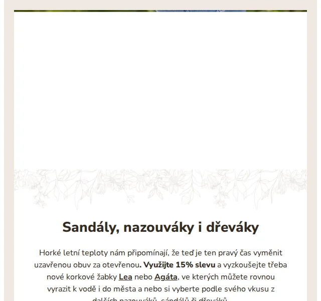 Ovečkárna: Letní boty se slevou 15 % – červen 2026 | Nuslet.cz