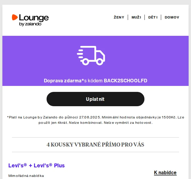Lounge by Zalando: až 85 % sleva – duben 2026 | Nuslet.cz